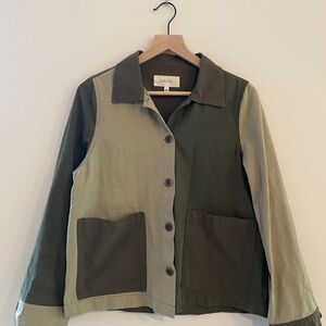 The GREAT. Green Chore Coat